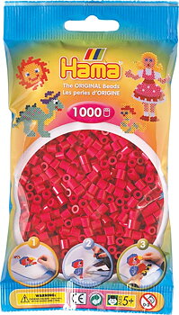 Hama Midi Pärlor 1000st, Cerise no.29