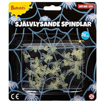 Spindlar, självlysande 36st