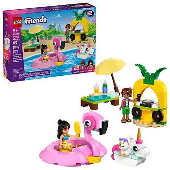 Poolparty med Enhörning och Flamingo - 42658
