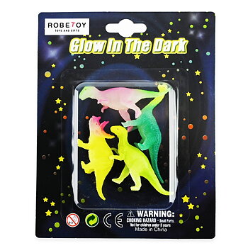 Glow in the Dark Dinosaurs 4-pack