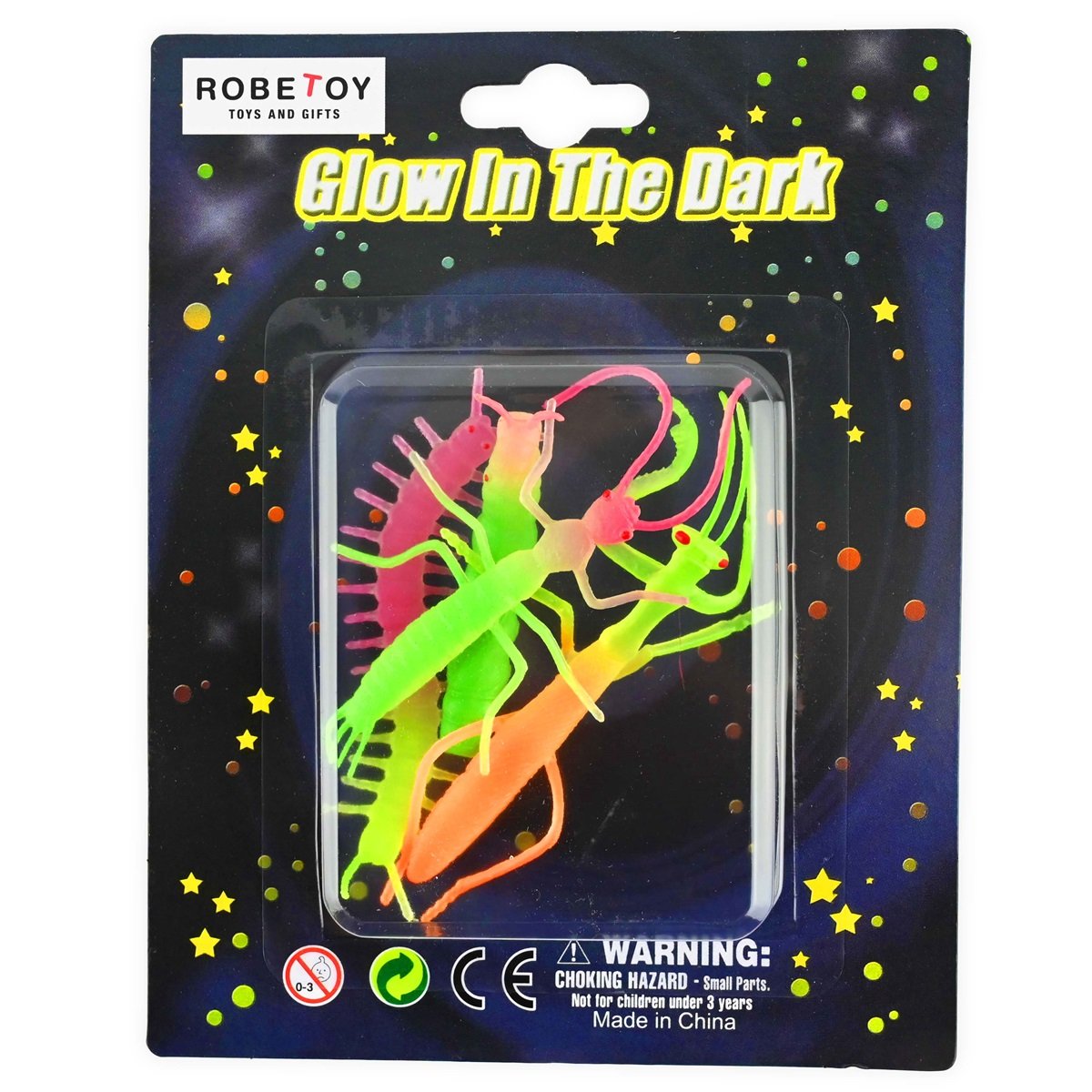 Glow in the Dark Insects 4-pack