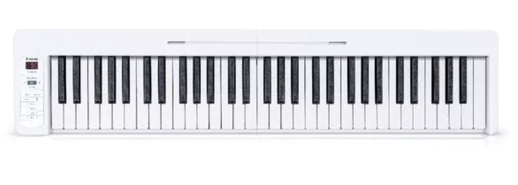 Donner DP-06 61鍵 MIDIキーボード ホワイト Donner DP-06 61-Key Folding Semi-weighted Digital Piano Kit