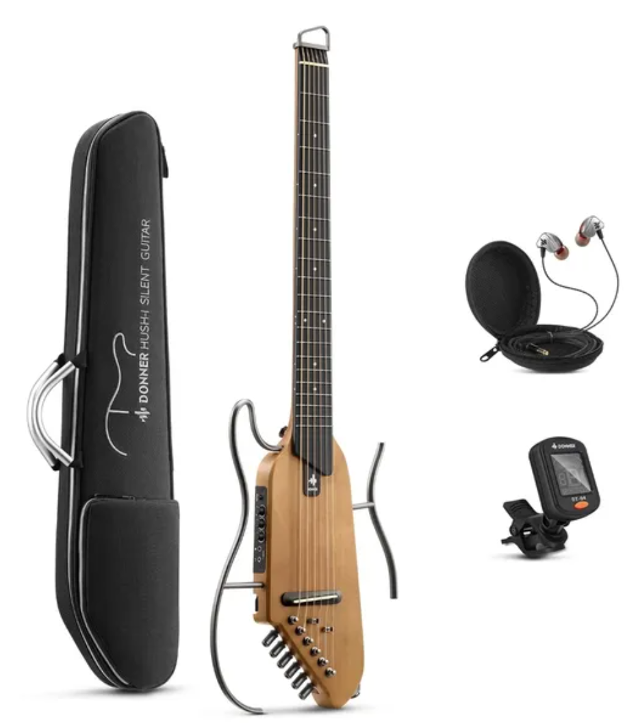 Donner HUSH-I silent westerngitarr maple - Special, begränsat antal ex! - 2