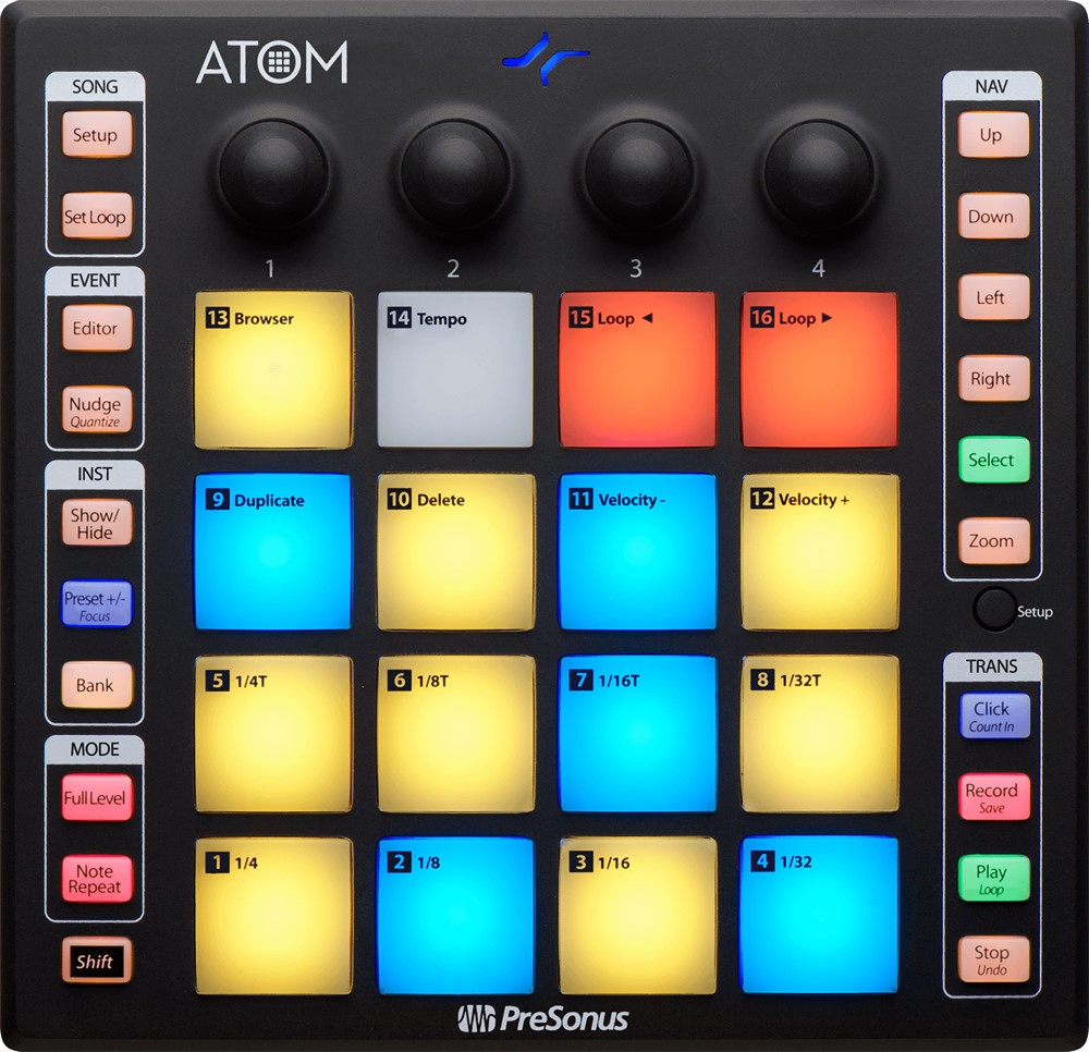 PreSonus ATOM - MIDI pad controller