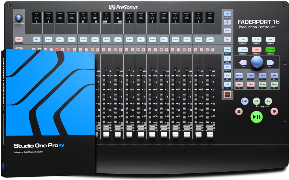 PreSonus FaderPort 16 - DAW controller, 16 faders