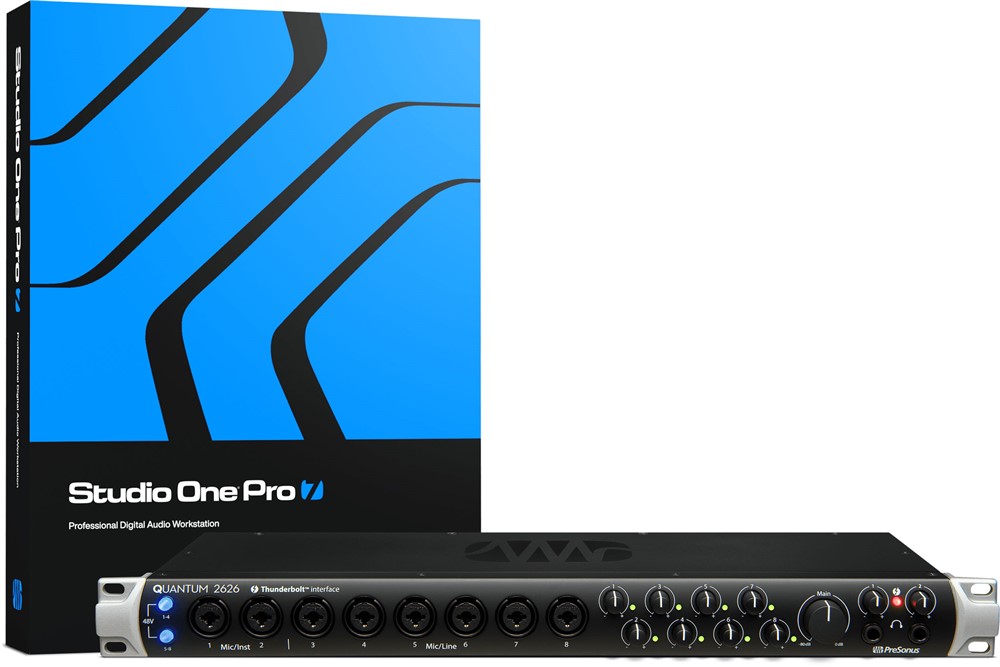 PreSonus Quantum 2626 - 26x26 audio interace, Thunderbolt 3