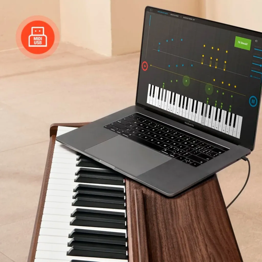 Donner DDP-80 Digital Piano walnut - 10