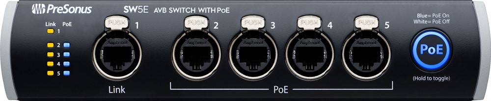 PreSonus SW5E - Network switch & bridge
