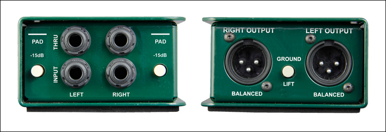 Radial JDI STEREO Passive Direct Box - 3