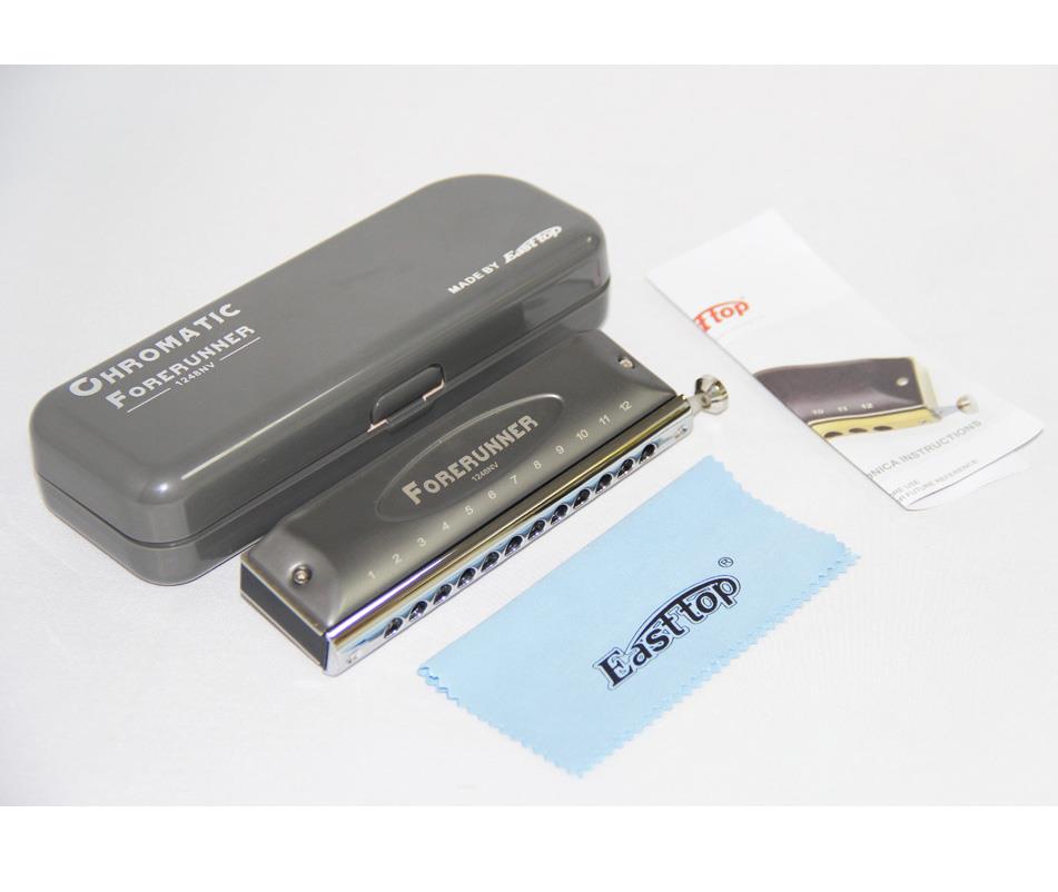 Easttop Forerunner Chromatic Harmonica 12 hål - 2