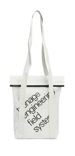 Teenage Engineering field tote bag white