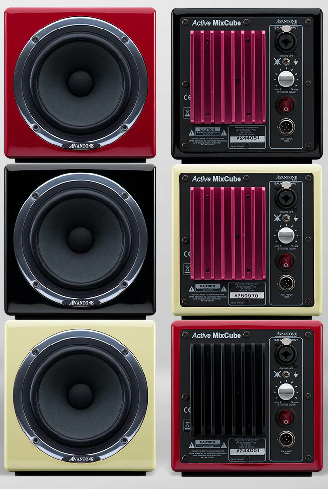 Avantone MixCubes Active RED (Stereo Pair)