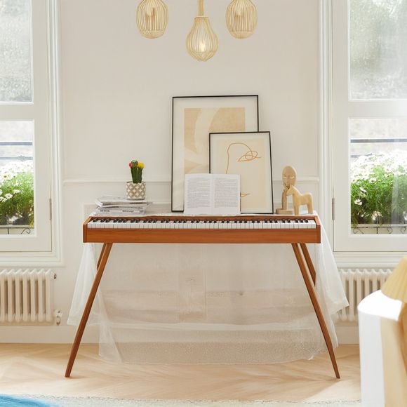 Donner DDP-80 MKII electric piano + piano bench wood - 2