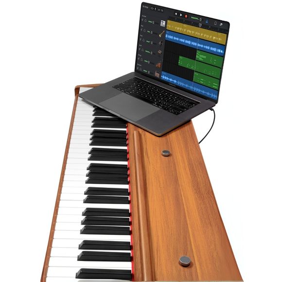 Donner DDP-80 MKII electric piano + piano bench wood - 6