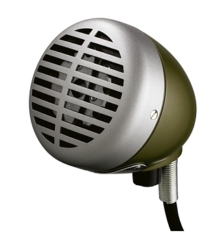 Shure 520DX Green Bullet harmonica microphone