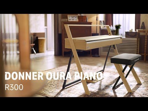 Donner Oura R300 electric piano light wood - 9