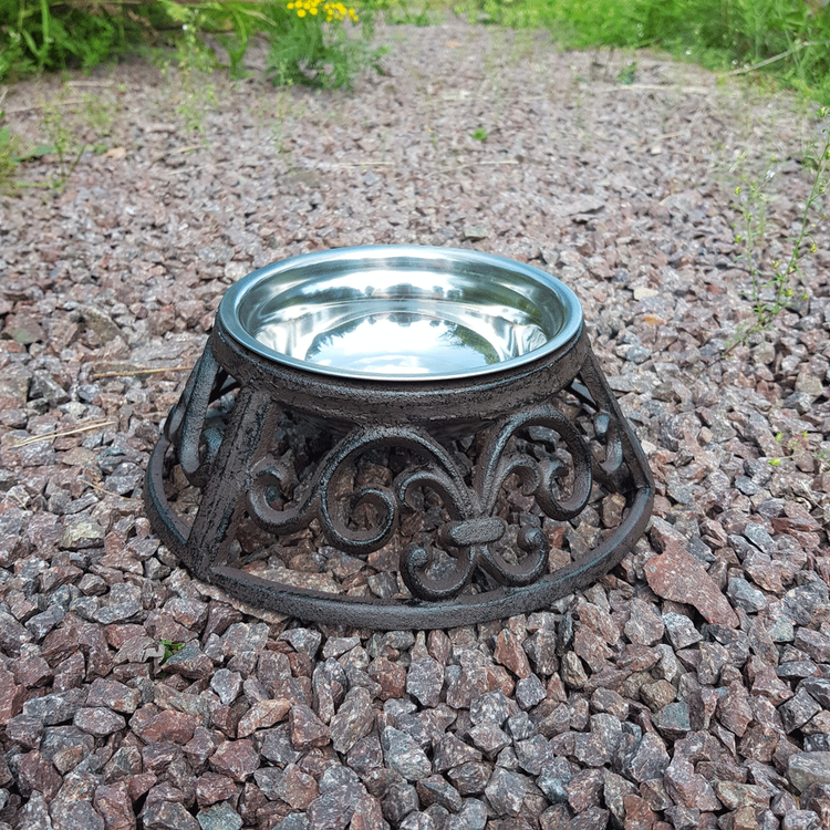 Rund matskål av gjutjärn - 2