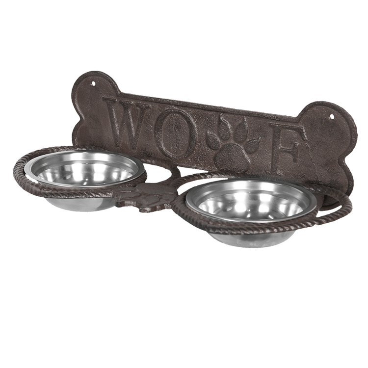 Dubbla Matskålar "Woof"