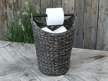 Korg för toalettpapper med hållare