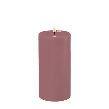 Deluxe Real Flame blockljus Ljung 7,5 x 15