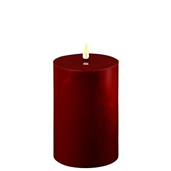 Deluxe Real Flame Blockljus Bourgogne 10 x 15
