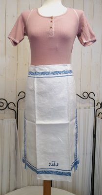 Handuksförkläde Blått