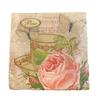 Rosa Lunchservetter 20-p