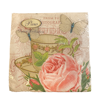 Rosa Lunchservetter 20-p