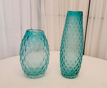 Glasvas Blå