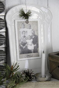 Juldekoration Plåttavla