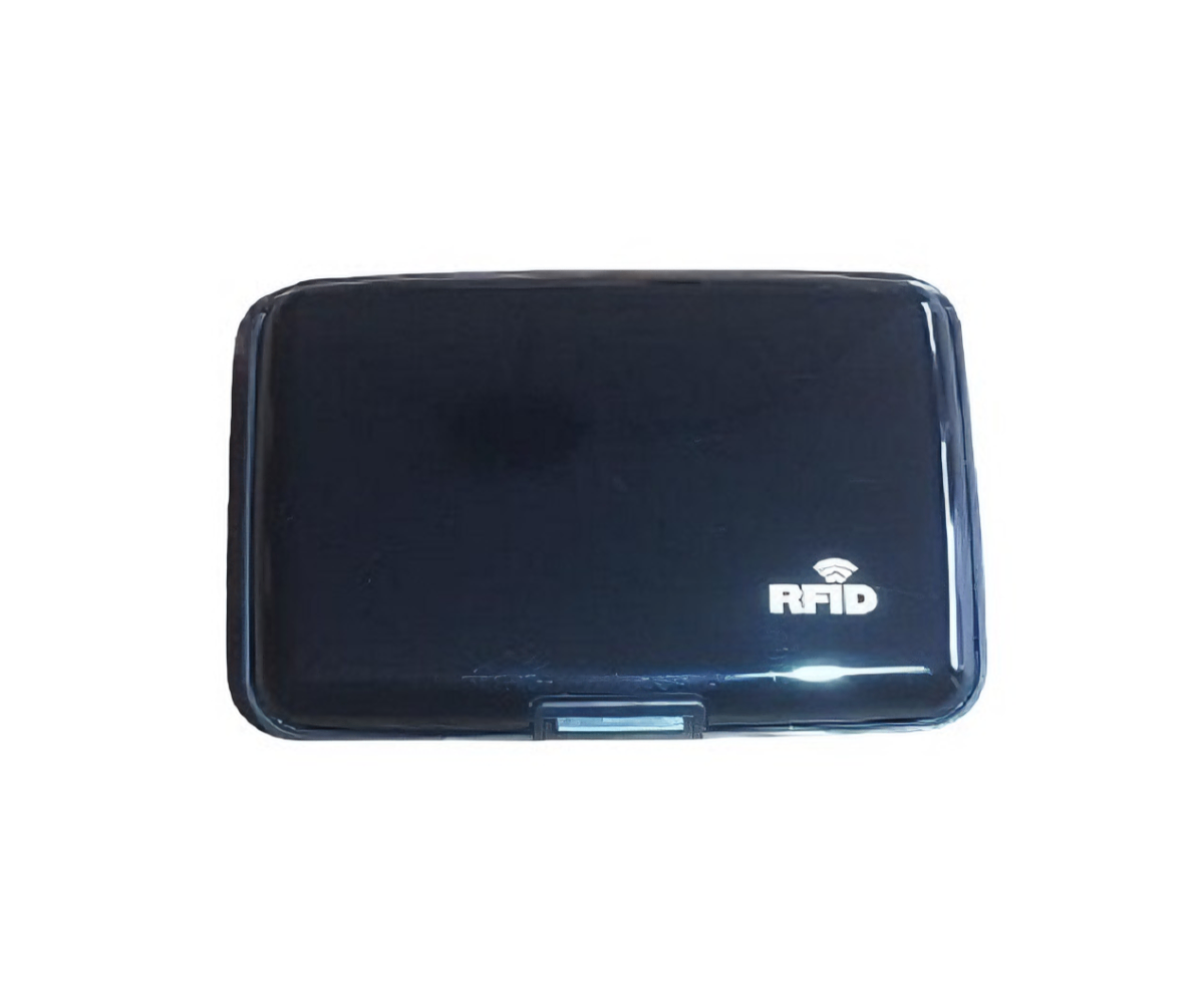 Kreditkortshållare RFID-skyddad svart
