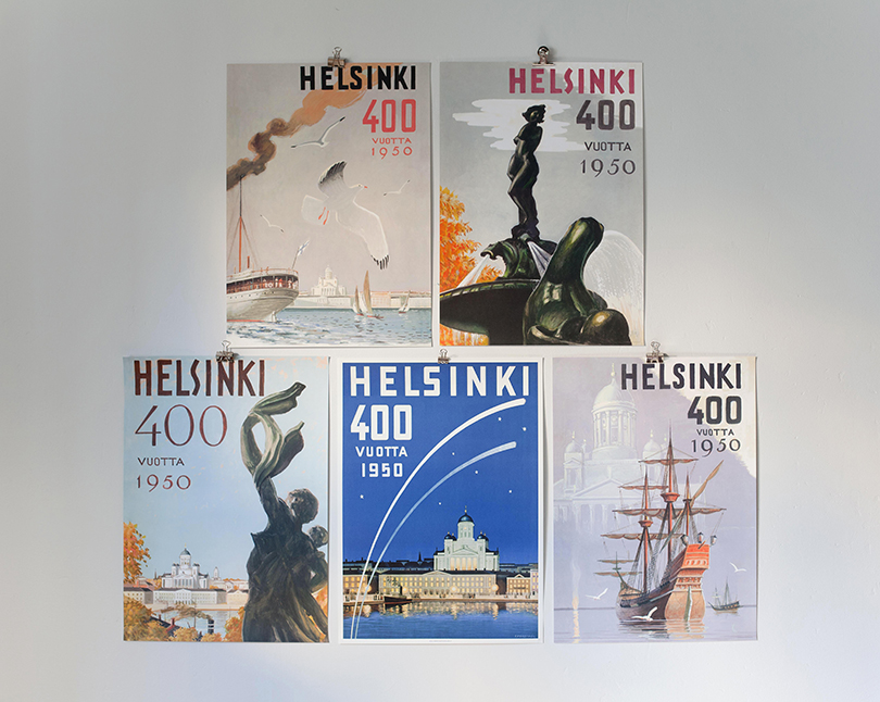 AFFISCH HELSINGFORS 400 år - 2