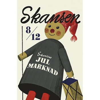 AFFISCH SKANSEN JULMARKNAD