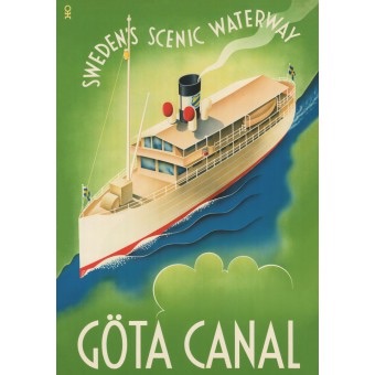 AFFISCH GÖTA KANAL