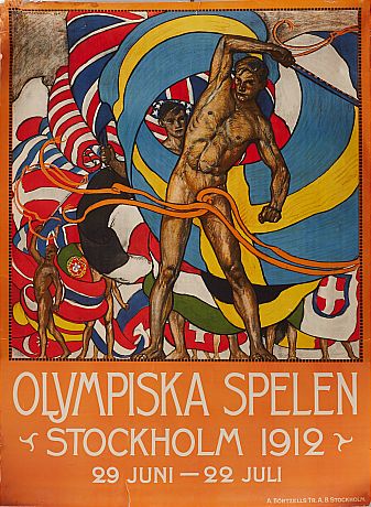 AFFISCH STOCKHOLMS OS 1912