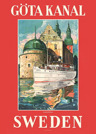 AFFISCH GÖTA KANAL/VADSTENA