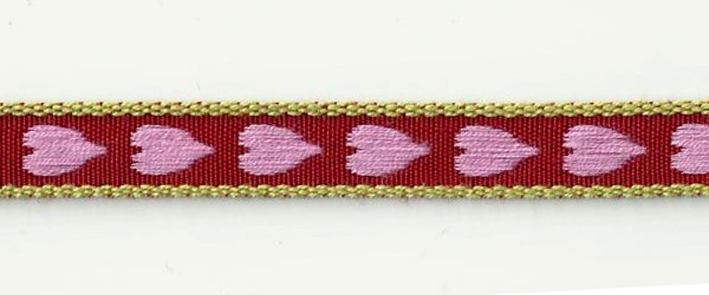  BAND RÖD HJÄRTA