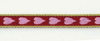 BAND RÖD HJÄRTA