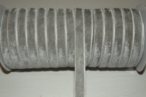 SAMMETSBAND SILVERGRÅ