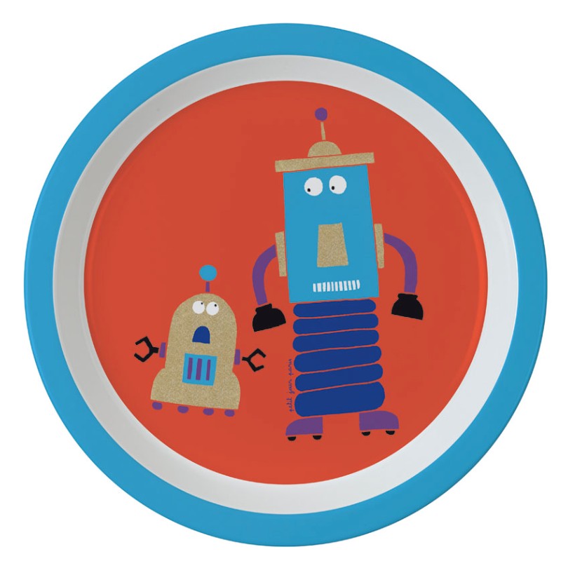TALLRIK MED KANT ROBOT