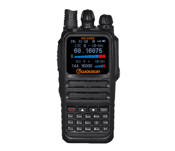 Wouxun dubbelbandare KG-UV8G, L-VHF / VHF/ 10 W 