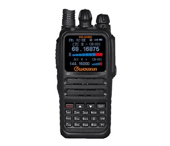 Wouxun dubbelbandare KG-UV8G, L-VHF / VHF/ 10 W 