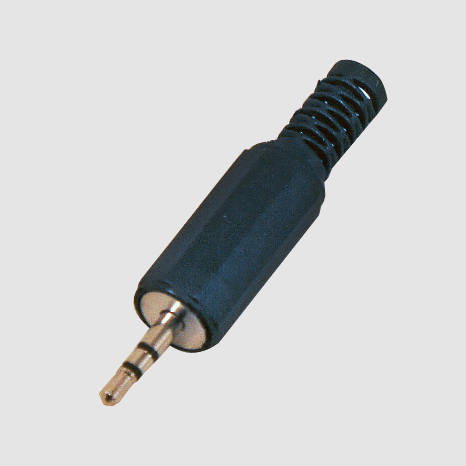Kontakt 2,5 mm hane stereo
