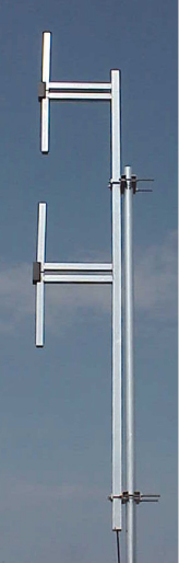 2-stack öppet dipolsystem 450 MHz