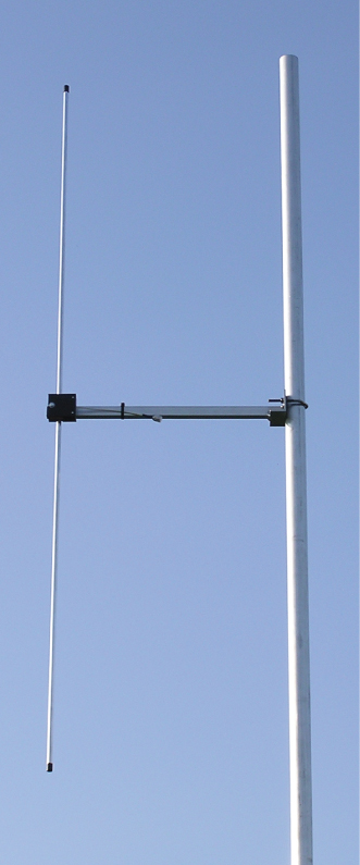 Öppen dipol, kapbar för 75 - 470 MHz