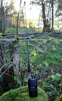 1/4 vågs sprötantenn, 145 - 165 MHz till handapparat