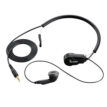 Strupmikrofon med öronmussla till ICOM, 2,5 mm stift