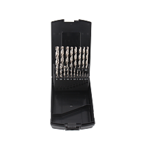 HSS-bor - Pro Bright metallborsett, 19 deler: 1-10 mm, Tecos
