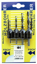 FISCH Countersink set 4 pieces