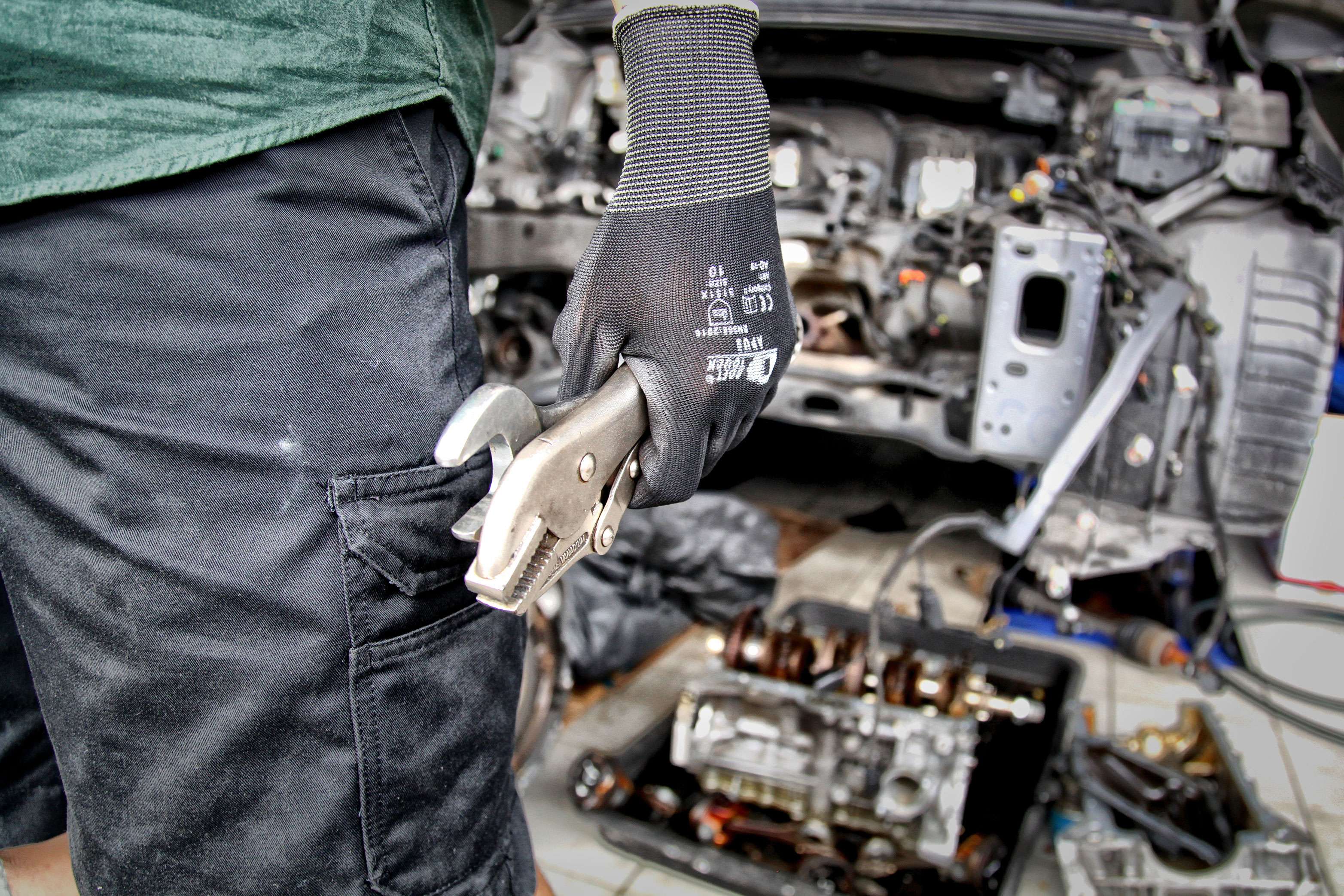 ASSEMBLY GLOVE APUS Soft Touch doubled in PU - 2